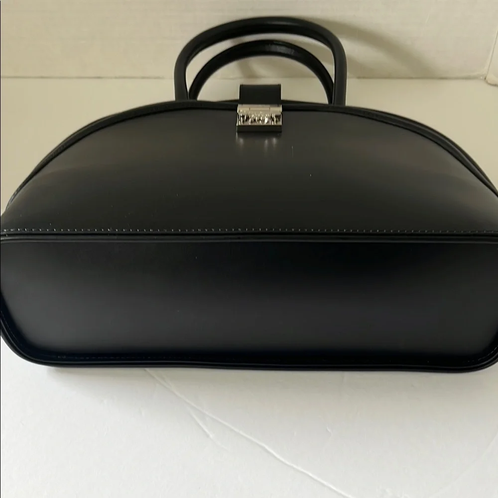 New! MCM Black Leather Satchel - Picture 5 of 5